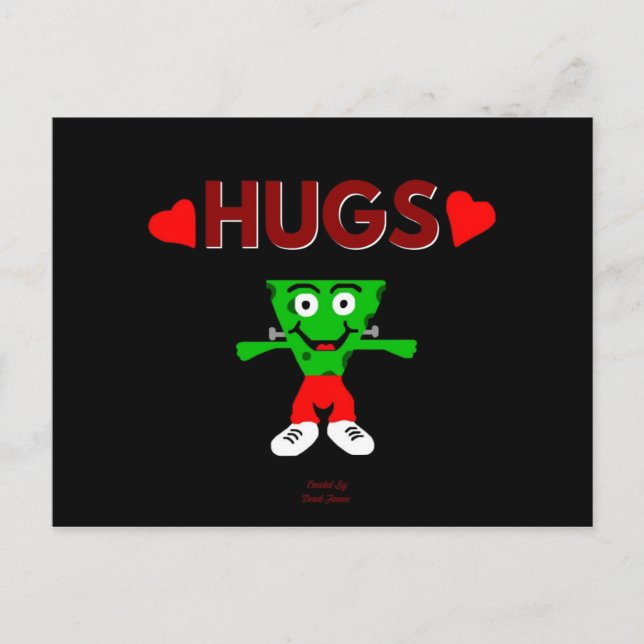Carte postale FrankenCheese Hugs (Devant)