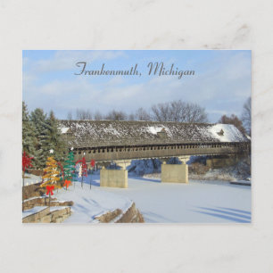 Carte Postale Frankenmuth Covered Wooden Bridge Michigan