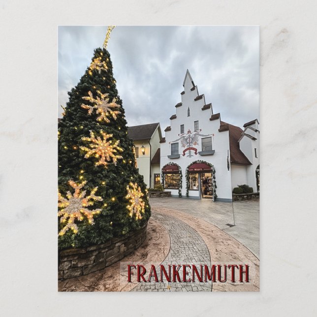 Carte Postale Frankenmuth Michigan Christmas Postcard (Devant)