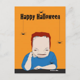 Carte postale Frankenstein Joyeux Halloween