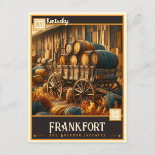 Carte Postale Frankfort, Kentucky VINTAGE