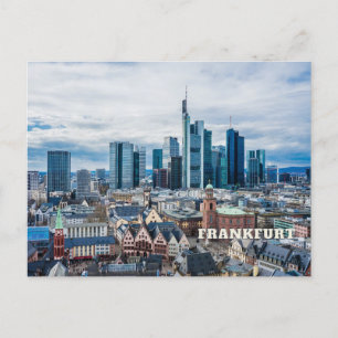 Carte Postale Frankfurt, Allemagne City View