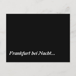 Carte Postale Frankfurt bei Nacht