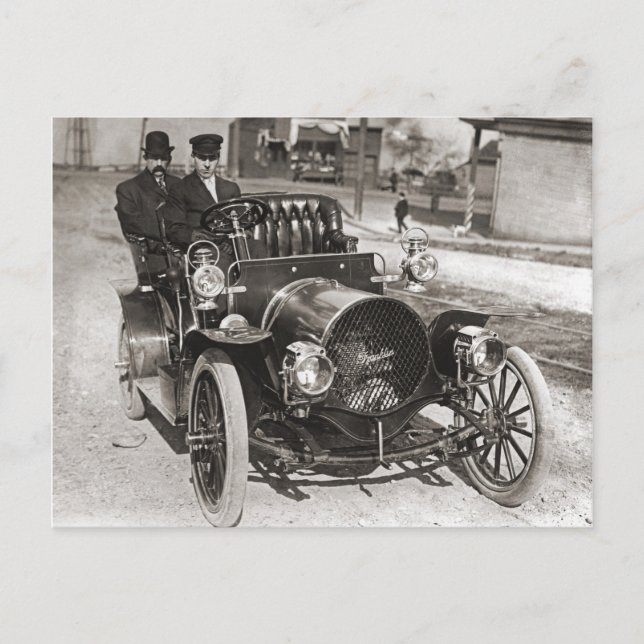 Carte Postale Franklin "Air refroidi" à Tacoma WA vers 1910 (Devant)