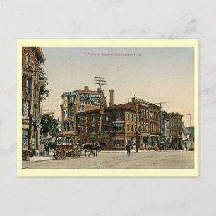 Carte Postale Franklin Carré, Middletown, New York Vintage