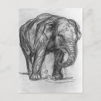 Carte Postale Franz Marc- Elephant