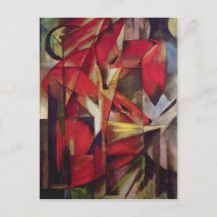Carte Postale Franz Marc - Renards