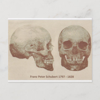 Carte Postale Franz Schubert de l'exhumation de 1888