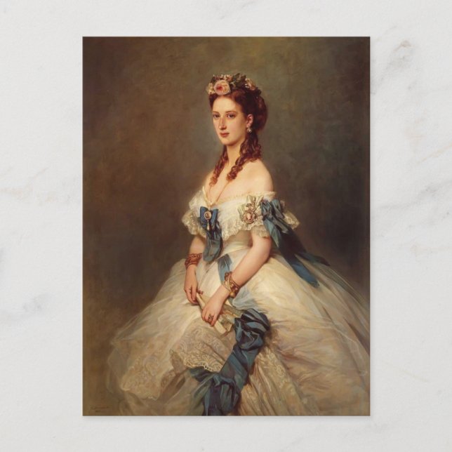Carte Postale Franz Winterhalter- Alexandra, Princesse de Galles (Devant)