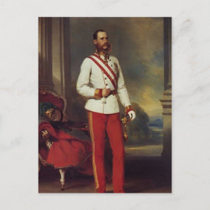 Carte Postale Franz Winterhalter- Empereur d'Autriche & Maria Te