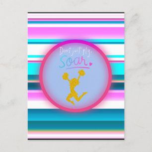 Carte Postale Frappe "Ne vous contentez pas de voler, de sauter"