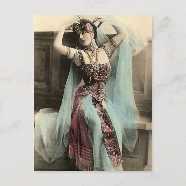 Carte Postale Frapper un poteau égyptien (Devant)