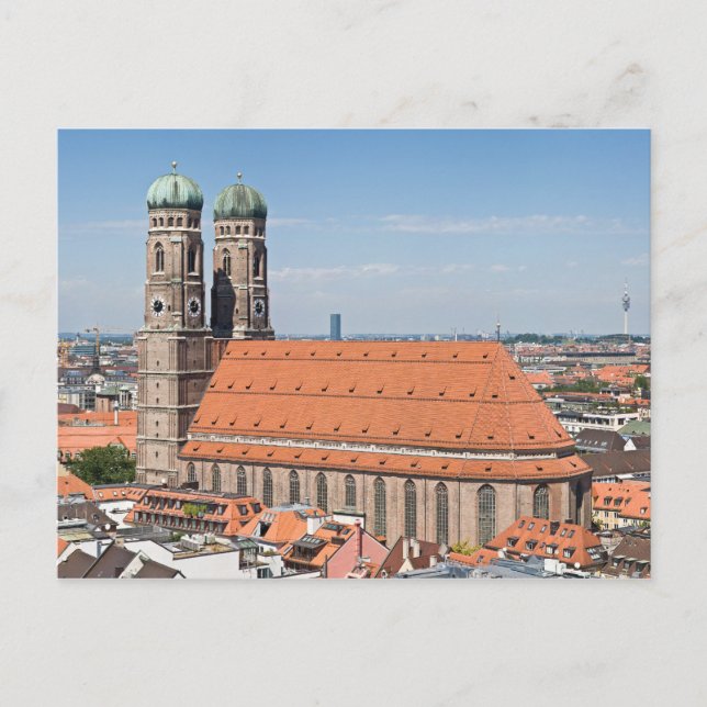 Carte Postale Frauenkirche Munich de Peterskirche (Devant)
