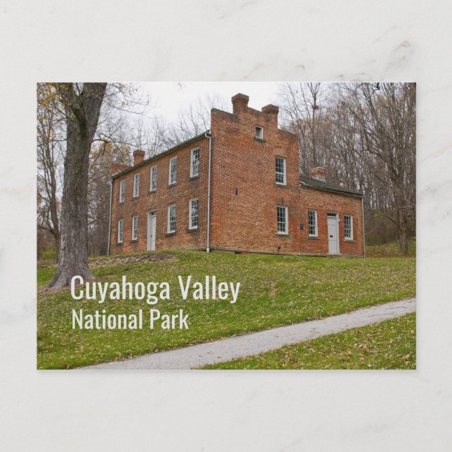 Carte Postale Frazee House, Parc national de la vallée de Cuyaho (Devant)