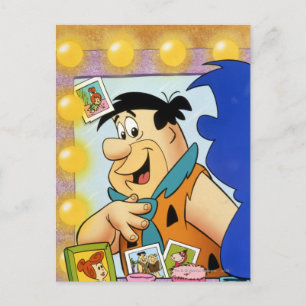 Carte Postale Fred Flintstone Regardez En Miroir