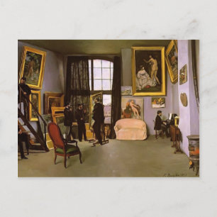 Carte Postale Frédéric Bazille-Le Studio de l'Artiste, Rue Conda