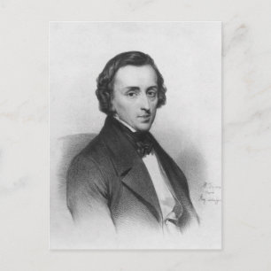 Carte Postale Frederic Chopin, après Ary Scheffer