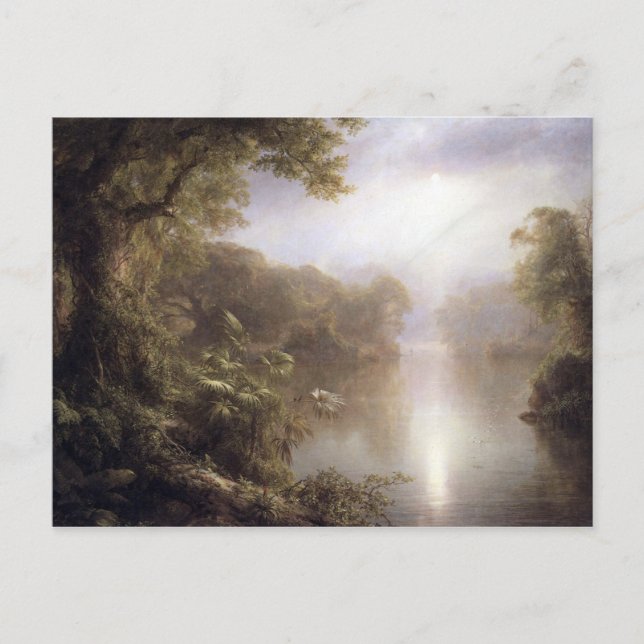 Carte Postale Frederic Edwin Church - Matin sous les tropiques (Devant)