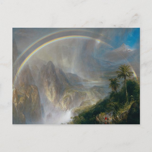 Carte Postale Frédéric Edwin Church - saison pluvieuse dans le t (Devant)