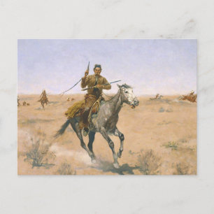 Carte Postale Frederic Remington - Le vol
