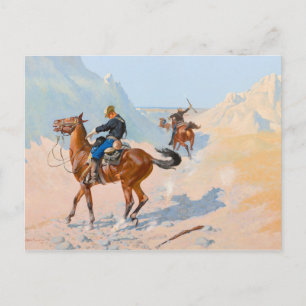 Carte Postale Frederic Remington - The Advance-Guard ou The Mil