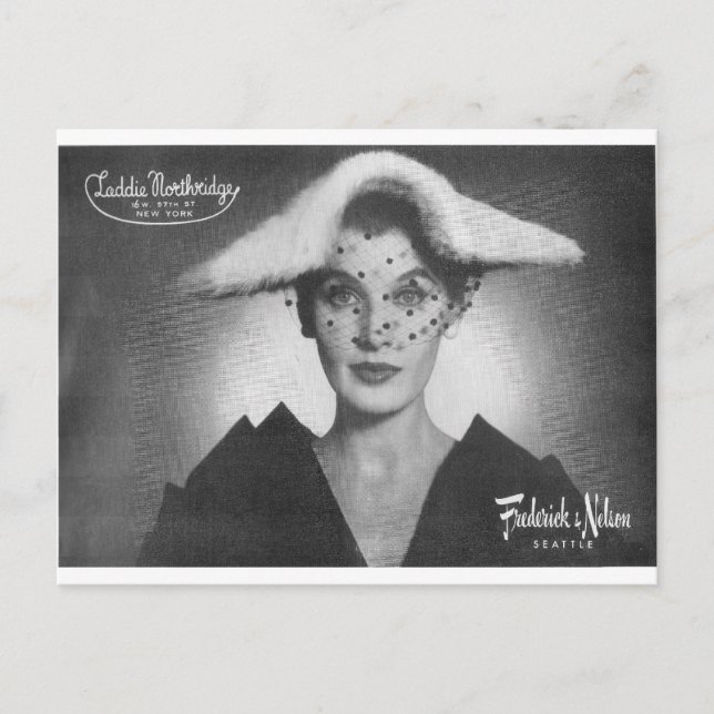 Carte Postale Frederick & Nelson dans Town & Country, 1952 (Devant)