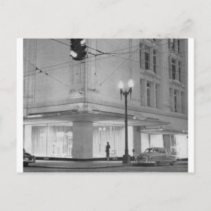 Carte Postale Frederick & Nelson, vue de nuit c1952