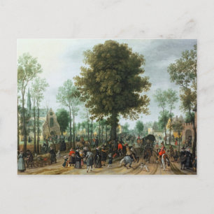 Carte Postale Frederick V et son épouse Elizabeth
