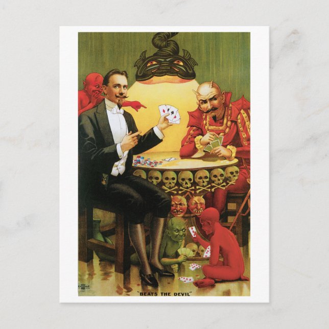 Carte Postale Fredrik le Grand ~ Magicien Spectacle de Magerie V (Devant)