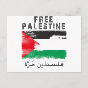 Carte Postale Free Palestine shirt