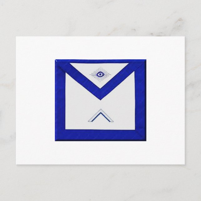 Carte Postale Freemason Master's Apron (Devant)