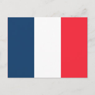 Carte Postale French Flag