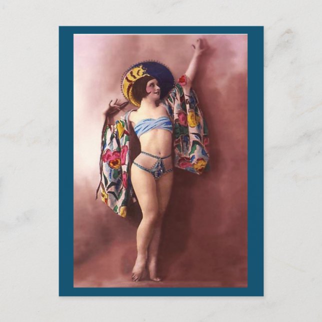 Carte Postale French Risqué photo Vintage (Devant)