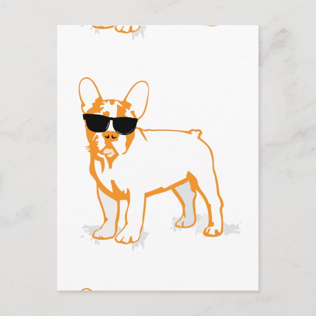 Carte Postale Frenchie Howlelu (Devant)