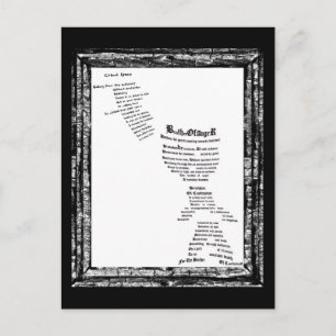 Carte Postale Frère de la colère et de la confusion