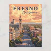 Fresno California Urban Landcape