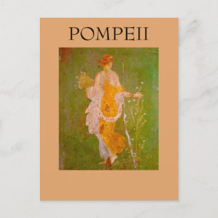 Carte Postale Fresque de Flore dans la Villa d'Ariadne, Pompéi	