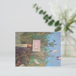 Carte Postale Fresque d'une scène de jardin, Pompéi     