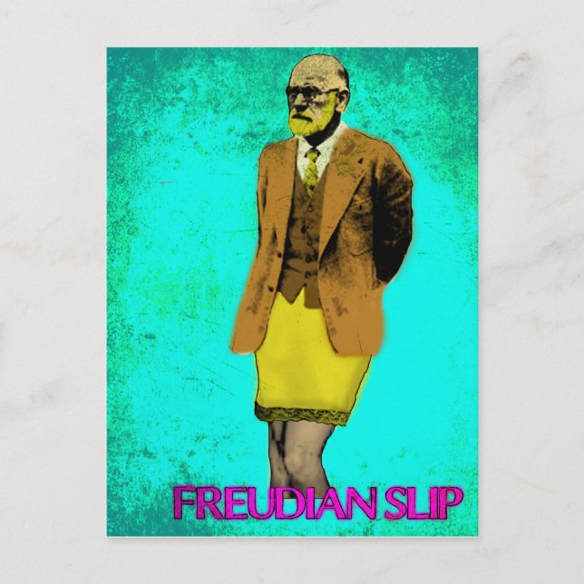 Carte Postale Freudian Slip Grunge Pop Art Meme (Devant)