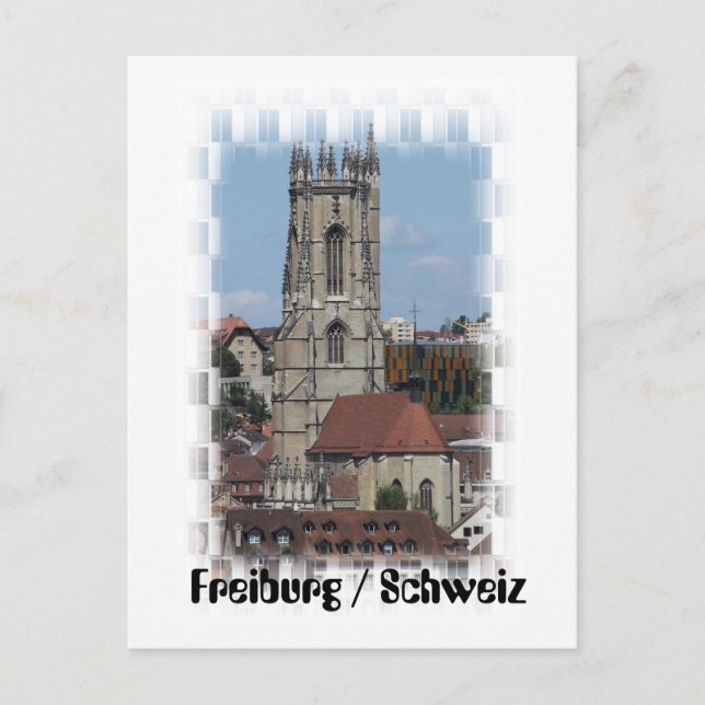 Carte Postale Fribourg / Fribourg Postkarte (Devant)