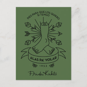 Carte Postale Frida Kahlo   Ailes à voler