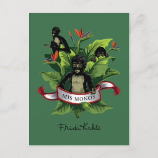 Carte Postale Frida Kahlo | Mis Monos