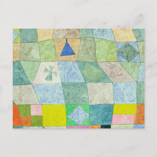 Carte Postale Friendly Game, 1933 par Paul Klee