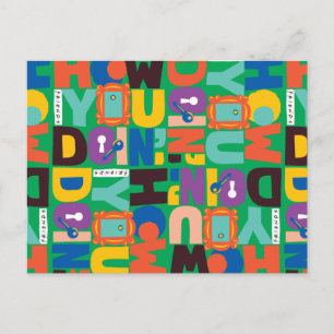 Carte Postale FRIENDS™   Comment vas-tu Design Vibrant