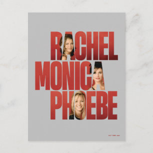 Carte Postale FRIENDS™   Rachel, Monica & Phoebe