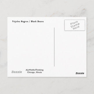 Carte Postale Frijoles Negros / Fèves noires