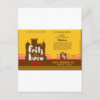 FRITZ BREW CONE TOP BIÈRE PEUT CONCEVOIR FREEPORT