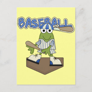 Carte Postale Frog Baseball Home Plate Tshirts et cadeaux