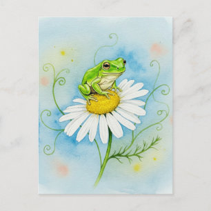 Carte postale Frog Daisy Daydream pour Postcrossin
