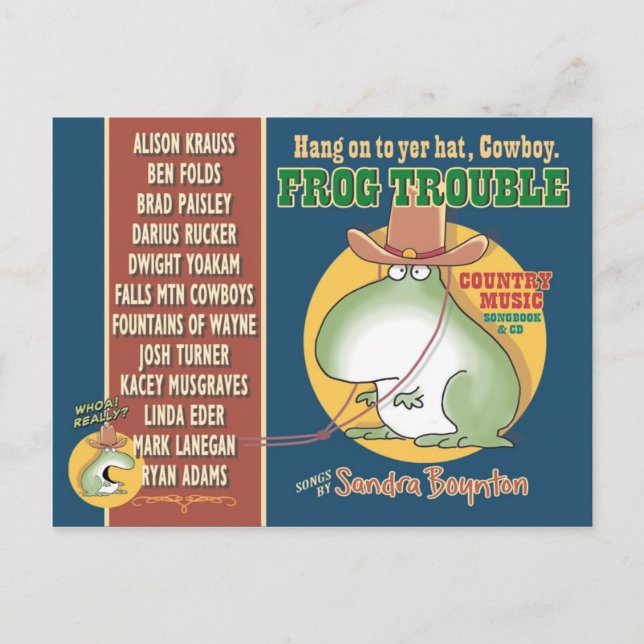 Carte Postale FROG TROUBLE by Sandra Boynton postcard (Devant)